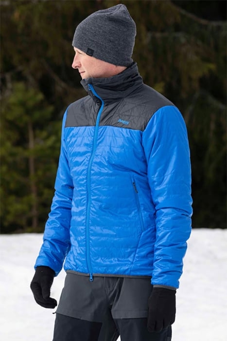 RØROS LIGHT INS JKT STRONG BLUE / SOLID CHARCOAL 4