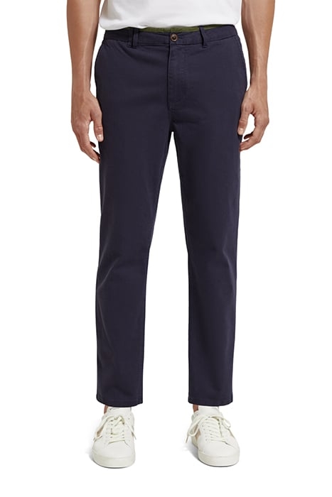 DRIFT WASHED HEAVY TWILL COTTON-BLEND CHINO DENIM BLUE 1