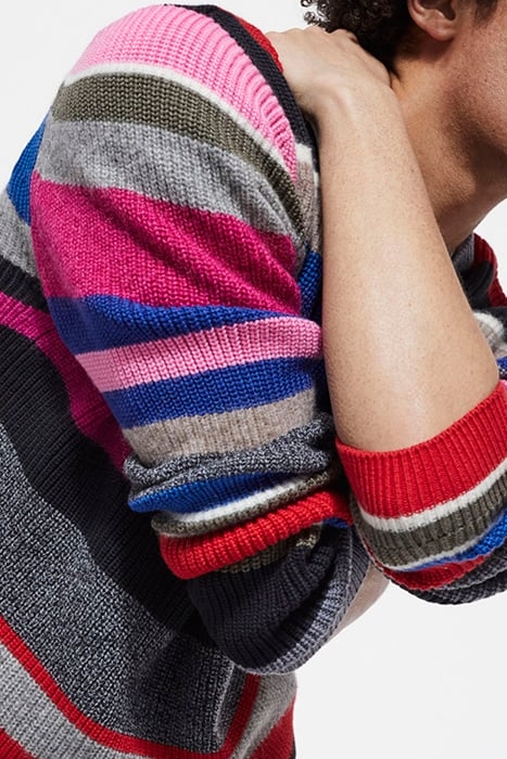 PULL COL ROND RAYE MIX YARN MULTICO 5