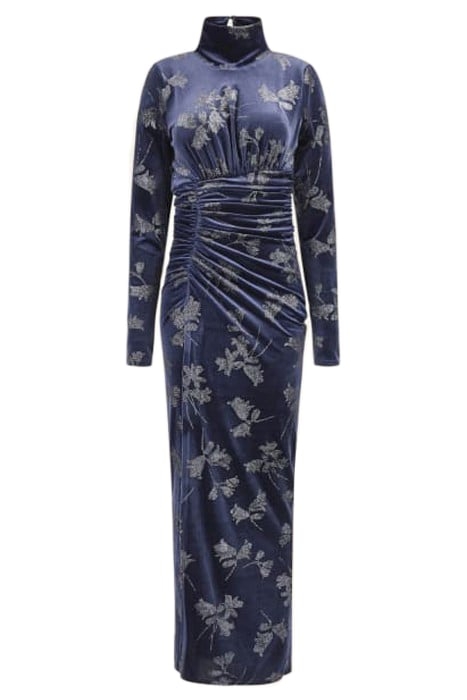 MARCIANO BY GUESS ANGELICA TABITHA MAX SECRET BLUE MAXI DRES 3