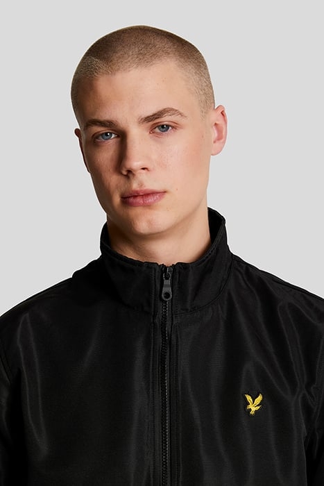 MESH BACKED FUNNEL NECK JACKET JET BLACK 5