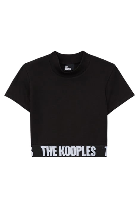 T-SHIRT MC BANDE LOGO BLACK 1