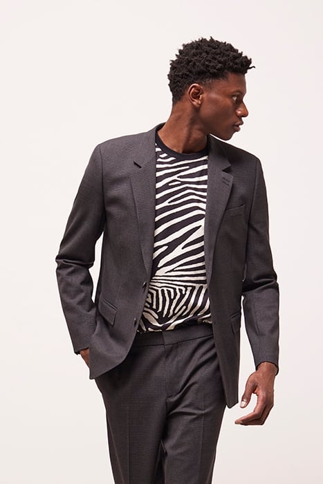 VESTE DE COSTUME FIT BLACK GREY 1