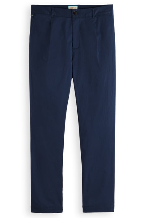BLAKE - STRETCH POPLIN PLEATED CHINO STEEL 4
