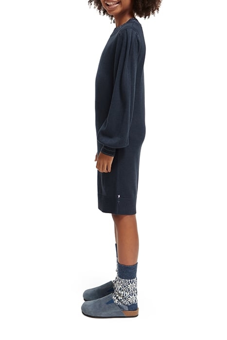 GIRLS FITTED KNIT DRESS NIGHT 6