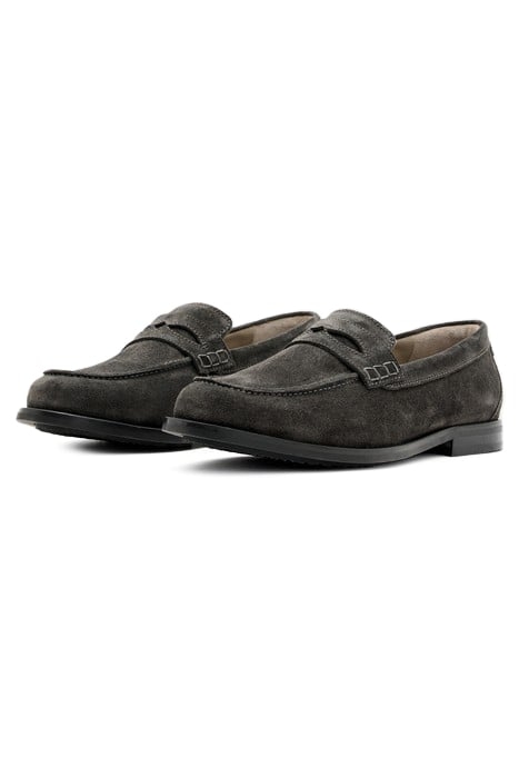 HARMON SUEDE LOAFER CHARCOAL GREY 3