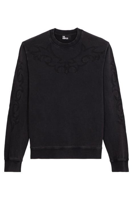 SWEAT WESTERN BLACK WASHED 3