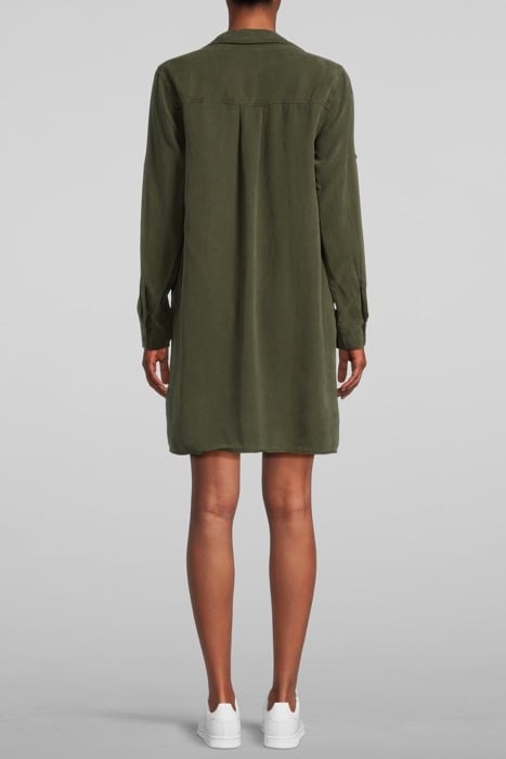 LONG SLEEVE A-LINE DRESS ITALIAN HERB 2