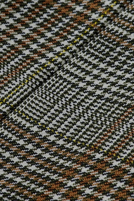 WOOL BLEND SINGLE BREASTED BOYFRIEND BLAZER PRINCE OF WALES 3