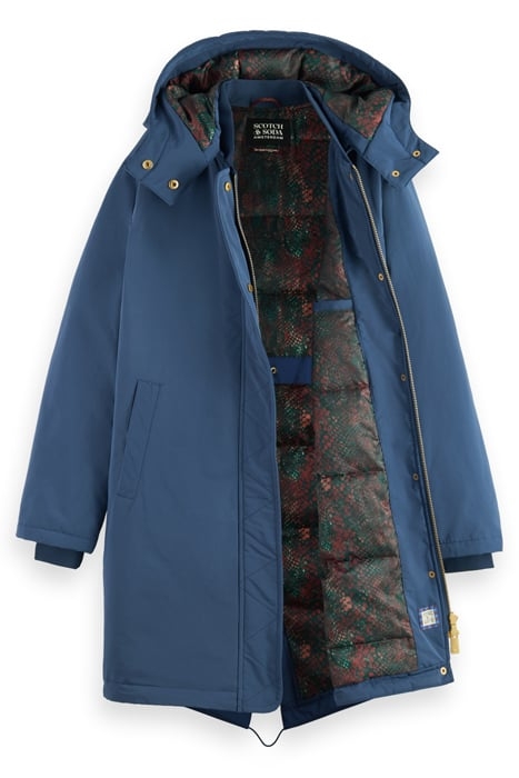 WATER REPELLENT MID LENGTH PARKA WITH REPREVE® FILLING DUSTY 6