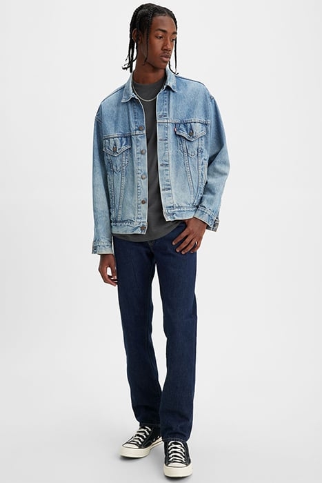 501 STRAIGHT JEANS NAVY 5