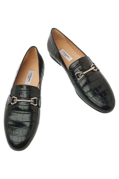 MARINA LOAFER W/ HARDWARE BLACK 3