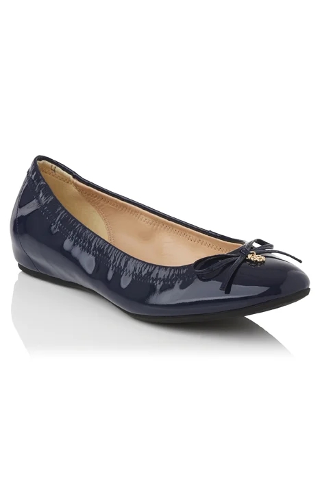OSSIE BALLERINA RUBBER NAVY 2