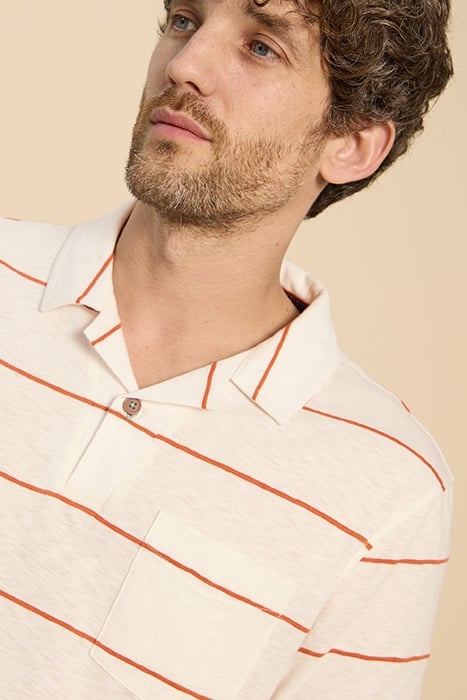JACQUARD STRIPE POLO NATURAL 5