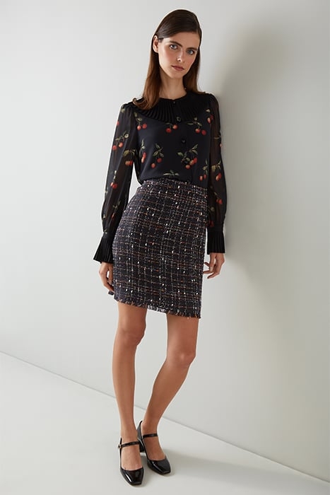 SK ANGELICA TWEED SKIRT MULTI 1