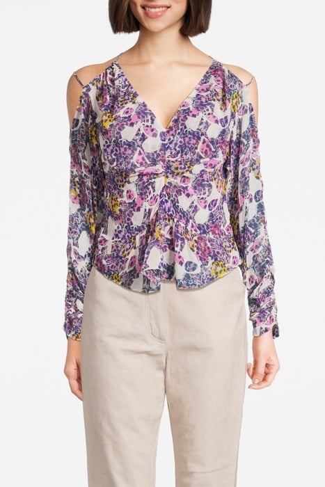 JARNE BLOUSE IN MIXED PINK 1