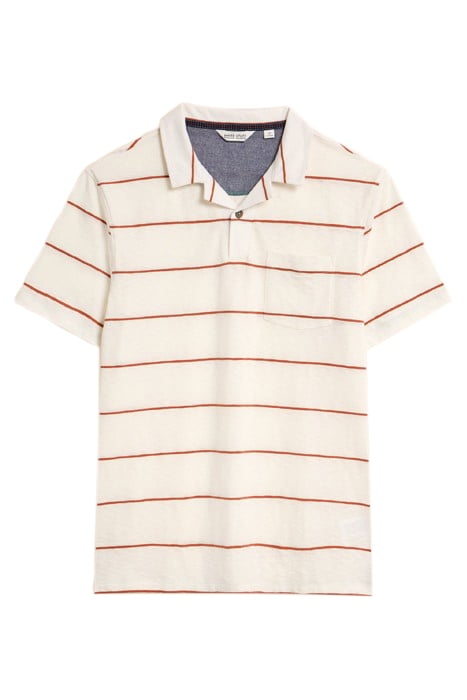 JACQUARD STRIPE POLO NATURAL 3