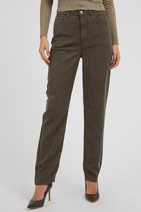 GUESS ECO MOM JEAN ASPHALT GREEN 1