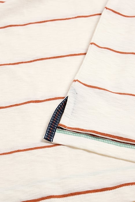 JACQUARD STRIPE POLO NATURAL 7
