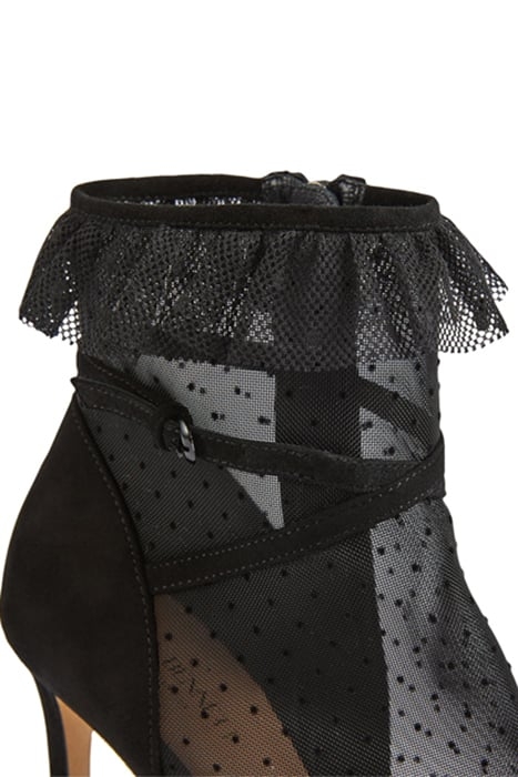 JULIETTE MESH DOT RUFFLE BLACK 4