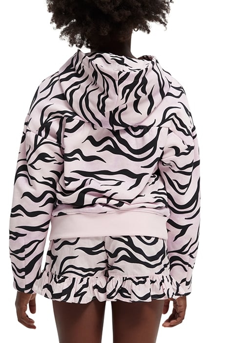 GIRLS LOOSE-FIT ALL-OVER PRINTED HOODIE COMBO L 2