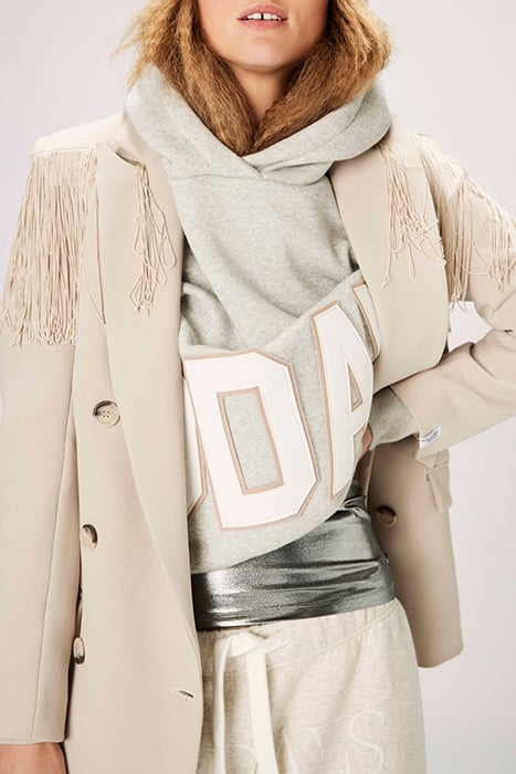 CREPE BLAZER FRINGE LIGHT SAFARI 7