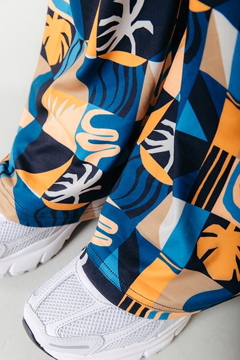 SMALL SCENERY PEACHED EXTRA FLARE PANTS TANGERINE 3