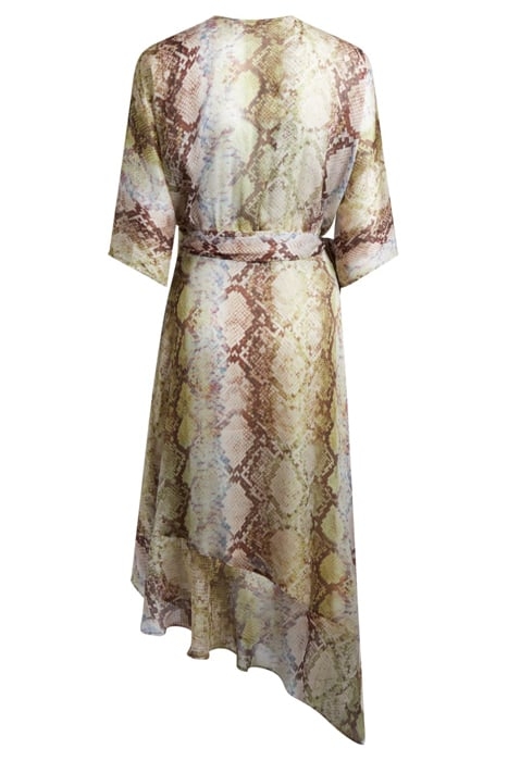 3 QTR SLV ENSLEY WRA GLAM SNAKE PRINT 4