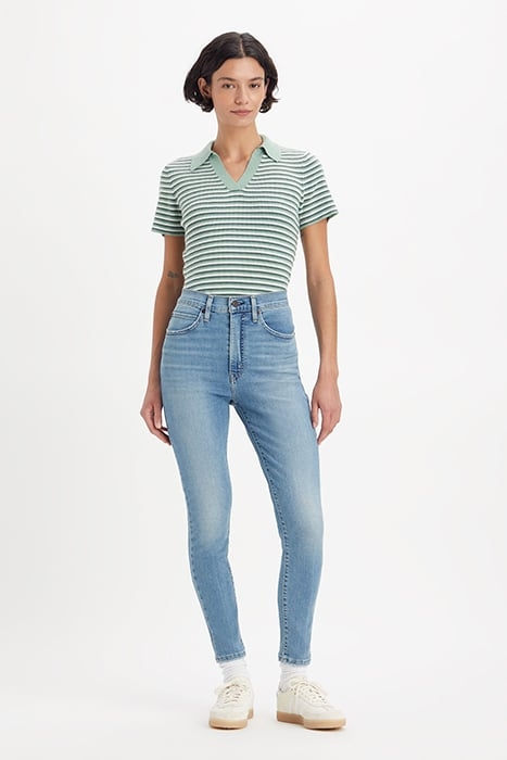RETRO SKINNY JEANS BLUE 1