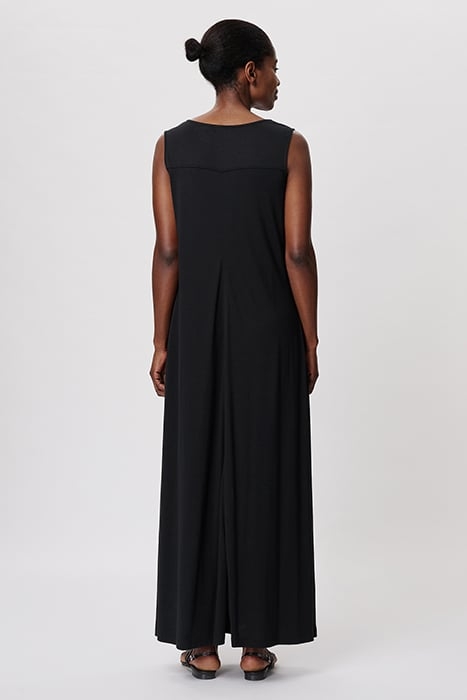 SLEEVELESS MAXI DRESS BLACK 2