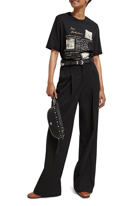 DEAR AMSTERDAM RELAXED FIT T-SHIRT EVENING BLACK 3