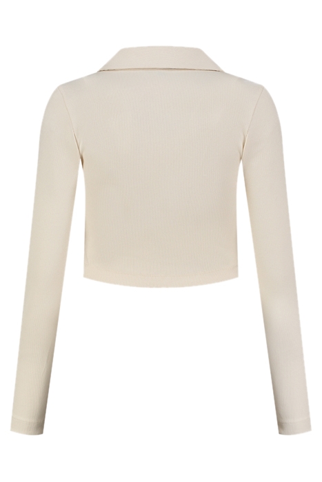 BARIKA RIB BUTTON TOP PEARL 3