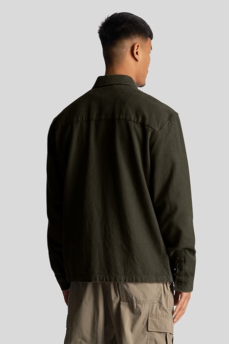 1874 BRUSHED COTTON OVERSHIRT WILTON GREEN 2