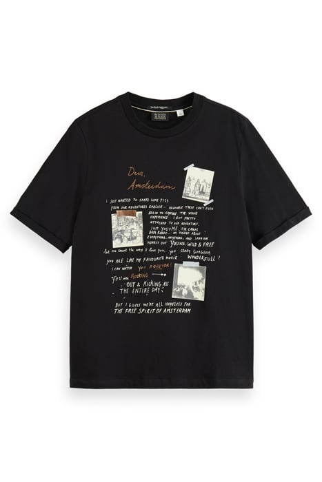 DEAR AMSTERDAM RELAXED FIT T-SHIRT EVENING BLACK 4