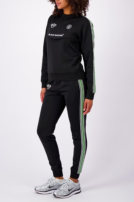 MIAMI TAPED TRACKPANTS BLACK 5