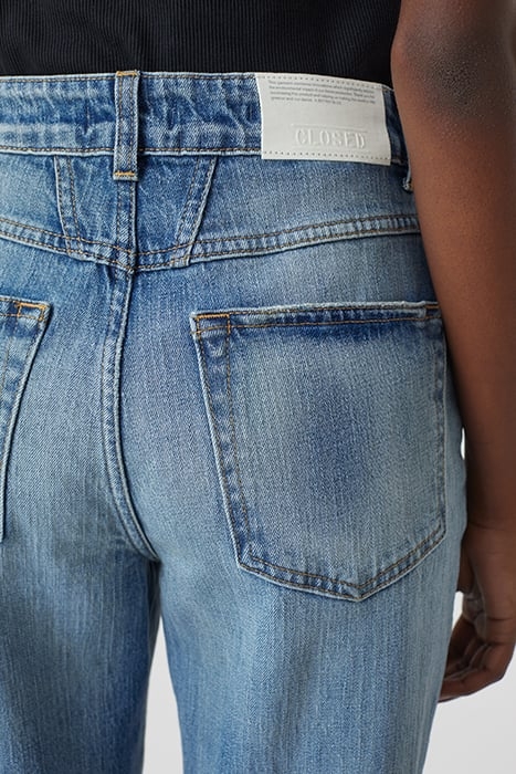 STYLE NAME STRAIGHT-X JEANS MID BLUE 7