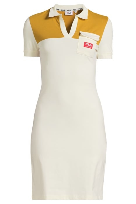 TERNI POLO DRESS SWEET CORN-CUMIN 3