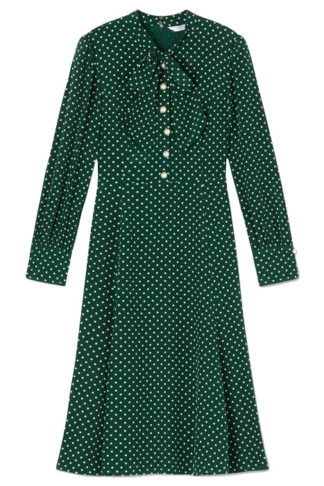 MORTIMER TIE MIDI DRESS GREEN 4