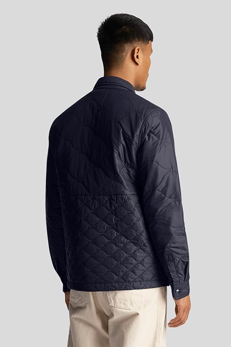 QUILTED OVERSHIRT DARK NAVY 2
