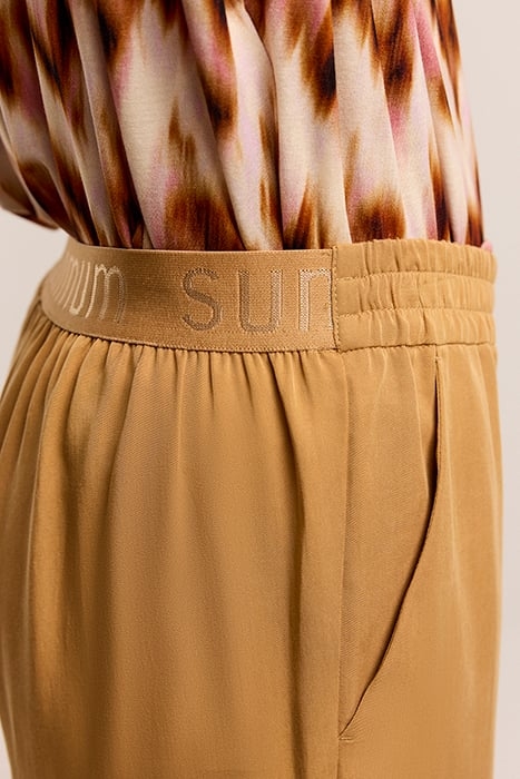TROUSERS TENCEL SOFT CAMEL 4