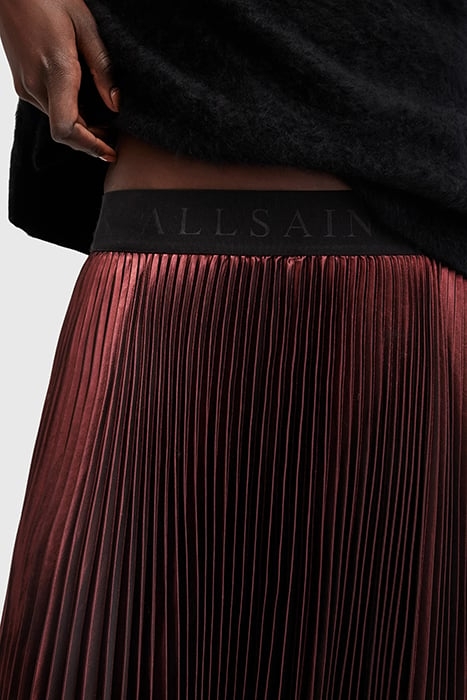 PHIA METALLIC SKIRT METALLIC RED 6