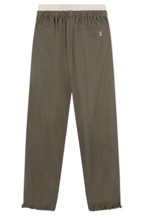 PARACHUTE PANTS DARK MOSS 3