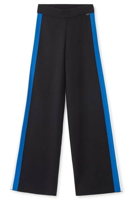 WIDE LEG PANT BLACK NIGHT/NAUTICAL BLUE 1