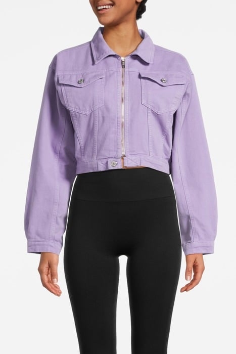 COTTON JACKET PURPLE 1