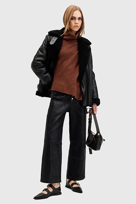 LOCK ROLL NECK COPPER BROWN 5