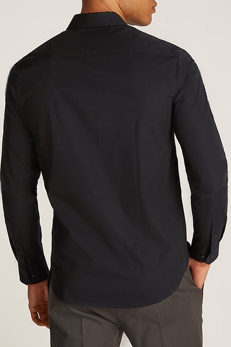 POPLIN STRETCH SLIM CK BLACK 2