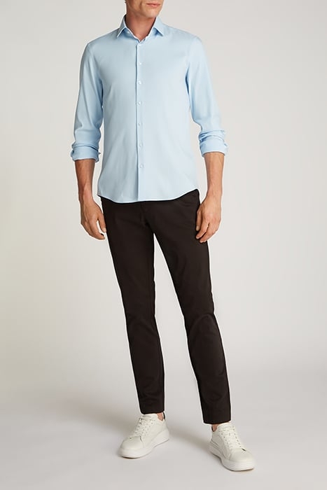 PERFORMANCE SOLID SLIM FIT CALM BLUE 3