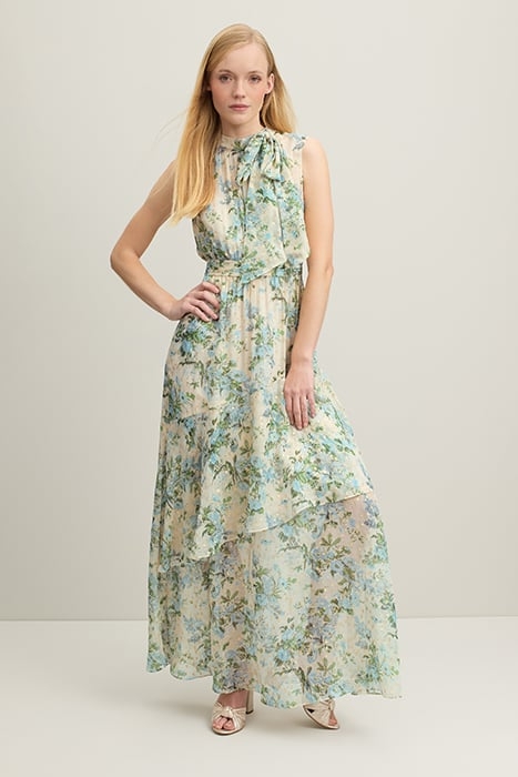 ROBYN NEON MAXI DRESS CREAM 4