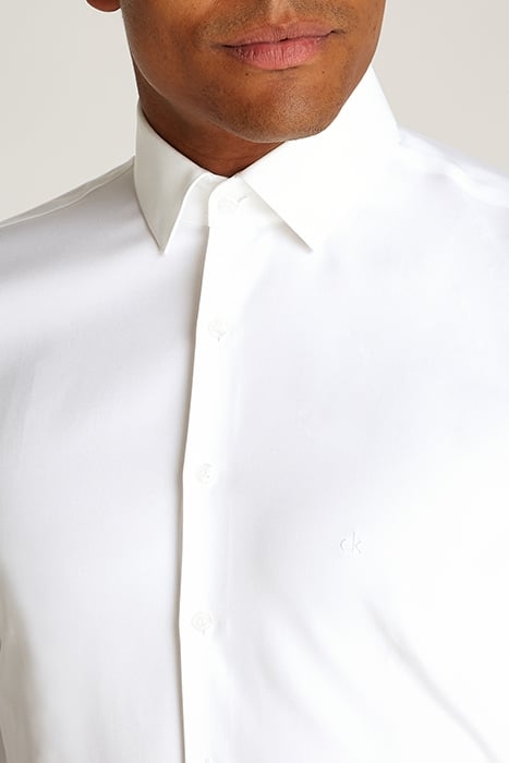 PERFORMANCE SOLID SLIM FIT BRIGHT WHITE 6