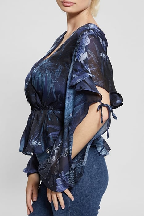 LS SASKIKA DRAPY TOP ETCHED TROPICAL PRIN 5